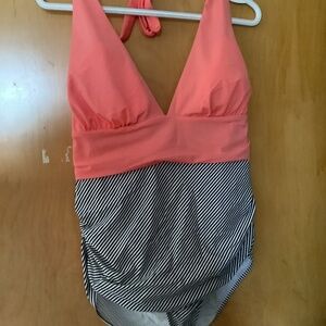 Crane Womens Tummy Toning Swimsuit Size L